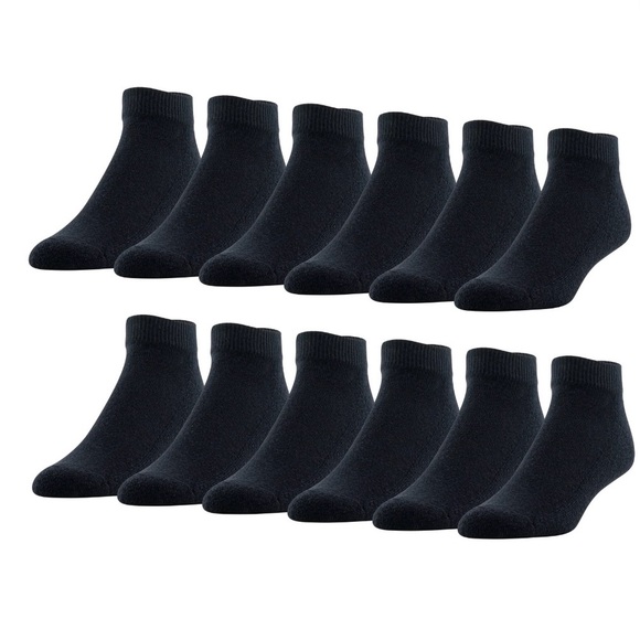 2 PowerSox Men's Cushion Low Cut Socks, 12-Pack 
1 each Black & White 24 total - Picture 3 of 12